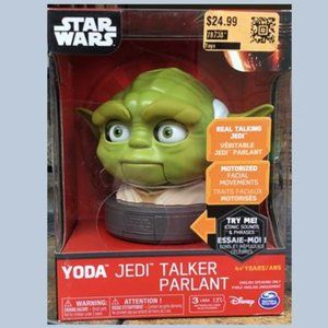 Disney Spin Master Star Wars Yoda: Jedi Talker w/Motorized Facial Movements NIB
